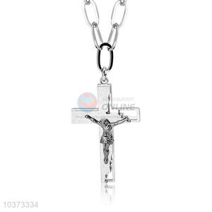 Cross Pendant Punk Zinc Alloy jewellery Necklace