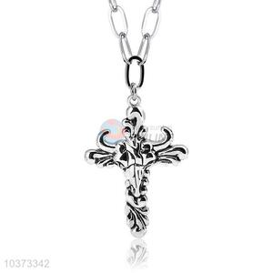 Cross Pendant Punk Zinc Alloy jewellery Necklace