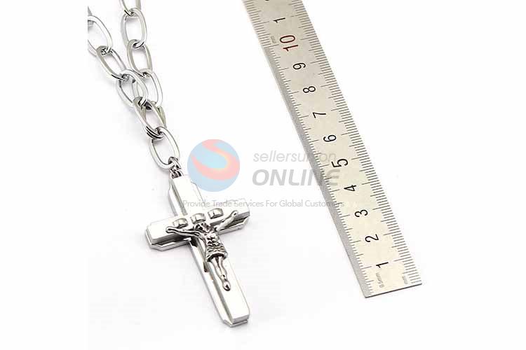 Cross Pendant Punk Zinc Alloy jewellery Necklace