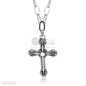 Cross Pendant Punk Zinc Alloy jewellery Necklace