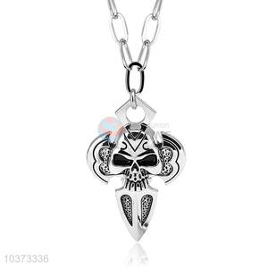 Skull Pendant Punk Zinc Alloy jewellery Necklace