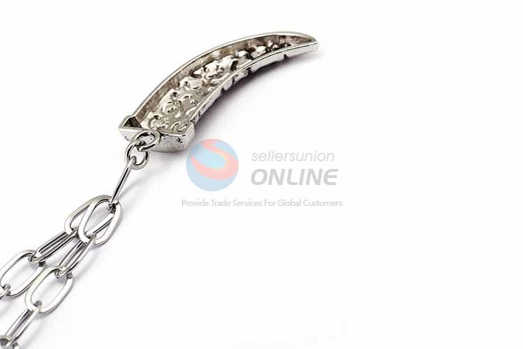 Sickle Pendant Punk Zinc Alloy jewellery Necklace