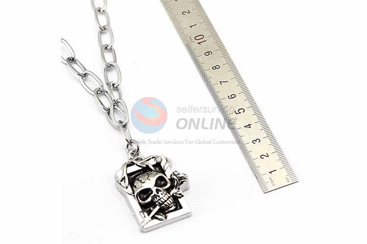 Skull Pendant Punk Zinc Alloy jewellery Necklace