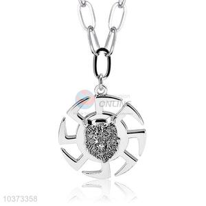 Sun Pendant Punk Zinc Alloy Jewellery Necklace