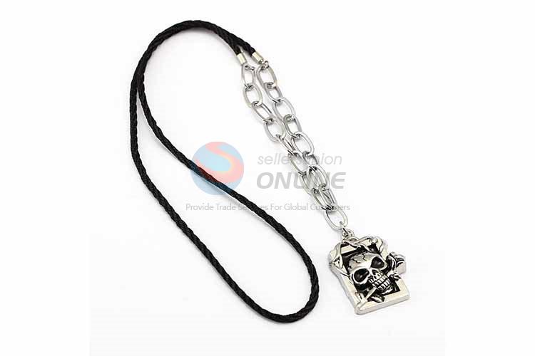 Skull Pendant Punk Zinc Alloy jewellery Necklace