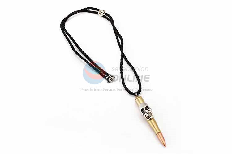 Bullet Shaped Punk Zinc Alloy Jewellery Necklace