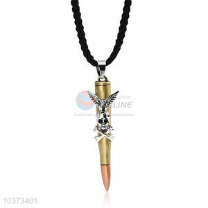 Bullet Shaped Punk Zinc Alloy Jewellery Necklace