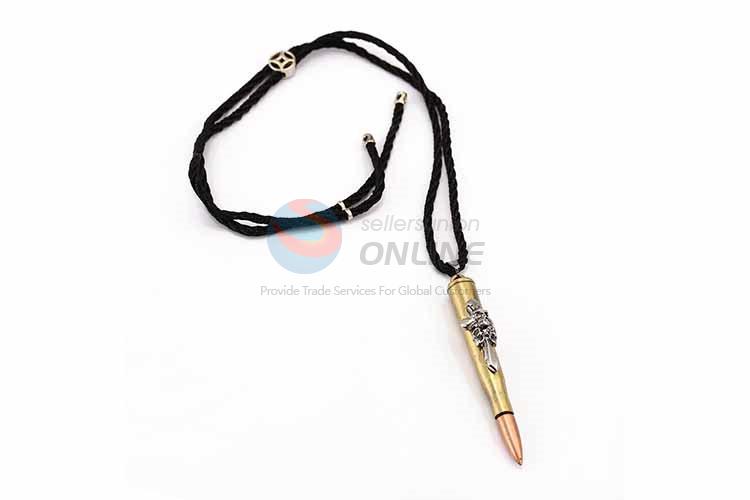 Bullet Shaped Punk Zinc Alloy Jewellery Necklace