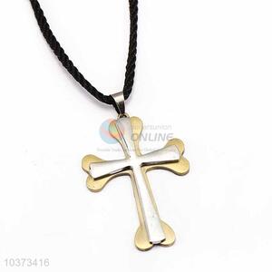 Cross Pendant Punk Zinc Alloy Jewellery Necklace