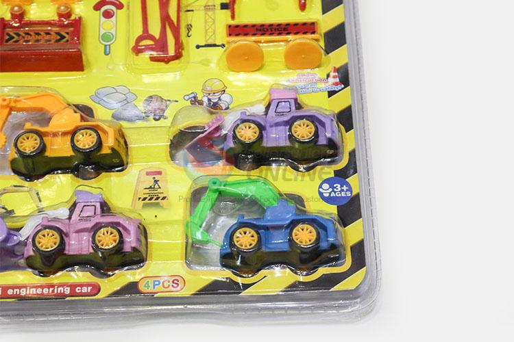 Best Selling Children 4pcs Engineer Car Model Toys