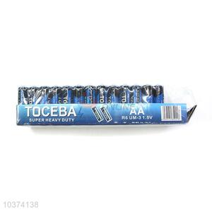 Superior quality green dry AA carbon battery
