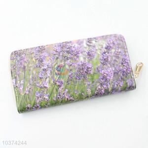 Custom Design Cheap Pu Leather Zipper Wallet