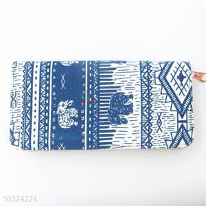 Customized New Fashion Canvas Zipper Wallet