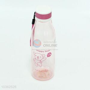 Promotional Bear Printed Plastic Water Bottle for Sale