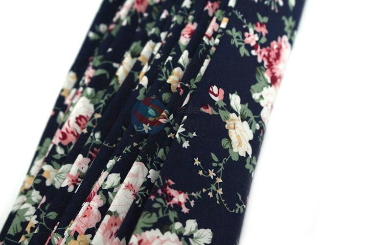 Direct factory flower printed necktie for gentlemen