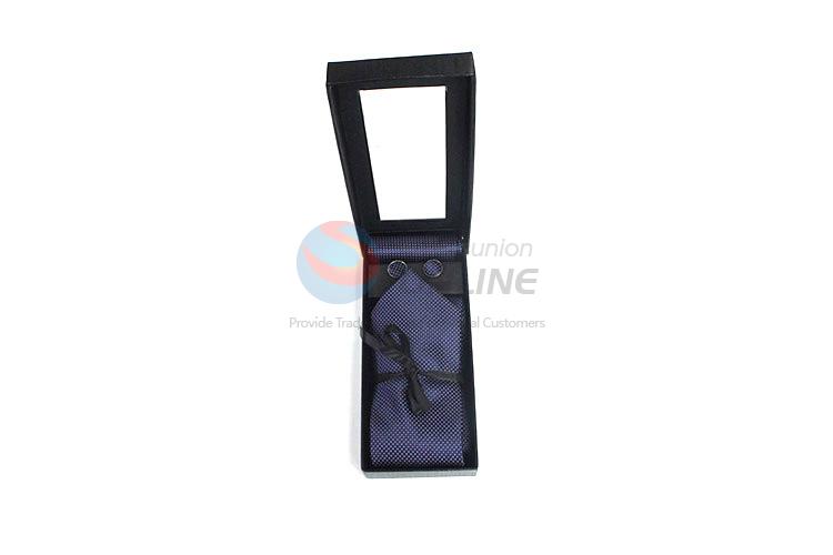Classic popular design printed necktie+cufflink
