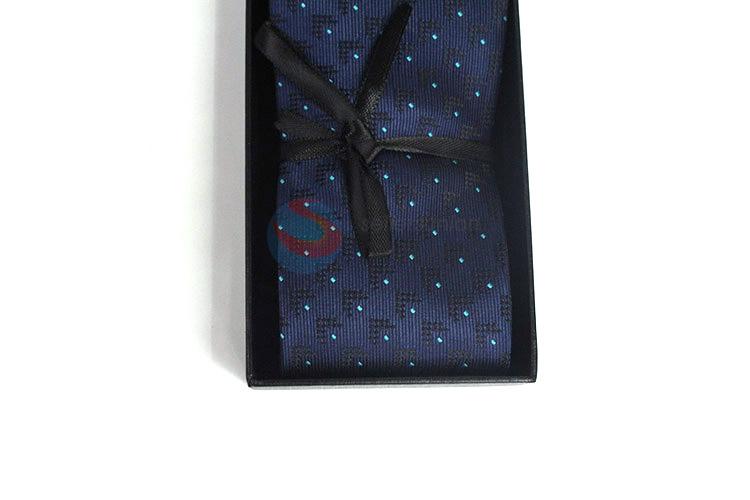 Made in China cheap printed necktie+cufflink