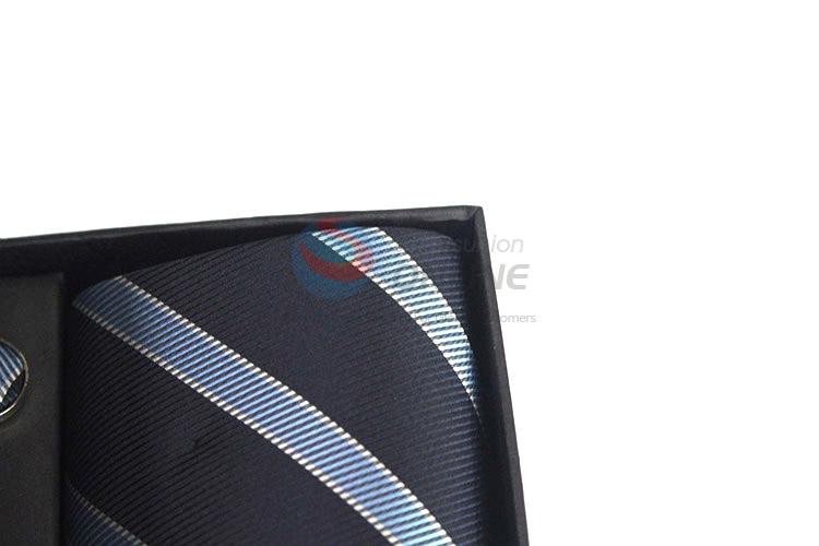 Wholesale custom printed necktie+cufflink