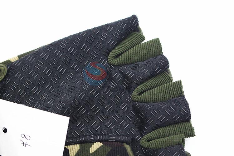 Hot selling men camouflage motorcycle half-finger gloves