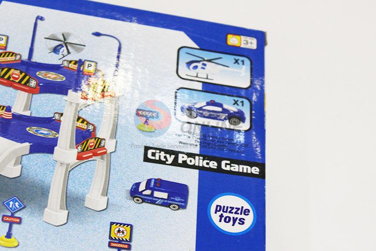 Police Car Parking Lot Kids Educational Toys