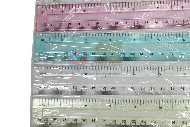 Factory High Quality 30cm Plastic Ruler for Sale