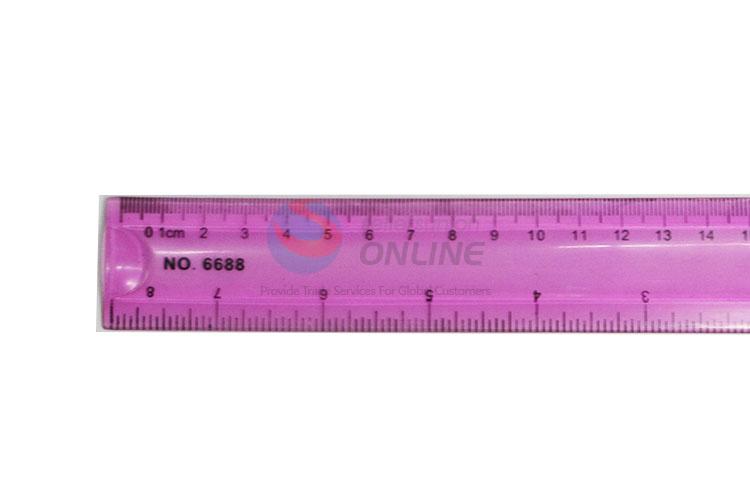 Promotional 20cm Purple Plastic Ruler for Sale