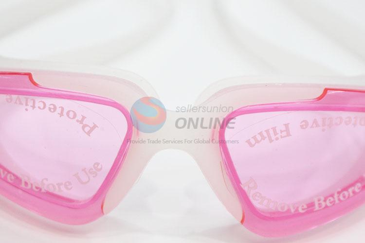 Best high quality pink anti-fog swimming goggle