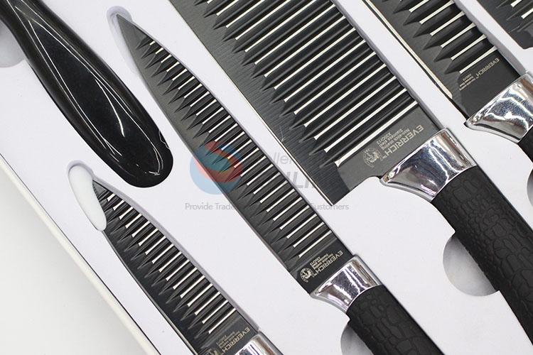 Wholesale black knife&peeler kitchenware set