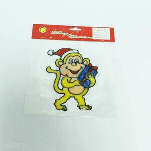 High quality cartoon design monkey shaped window sticker