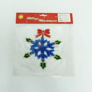 Merry christmas flower design window sticker