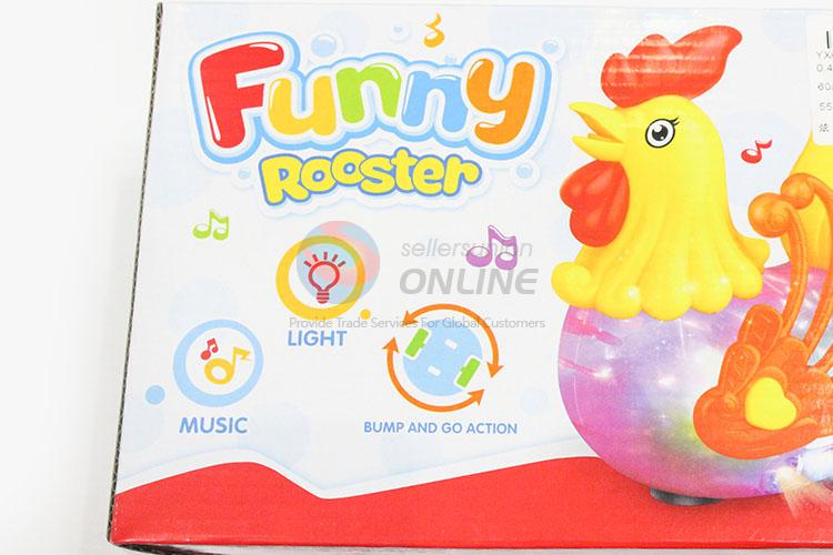 Hot Selling Music and Light Funny Rooster