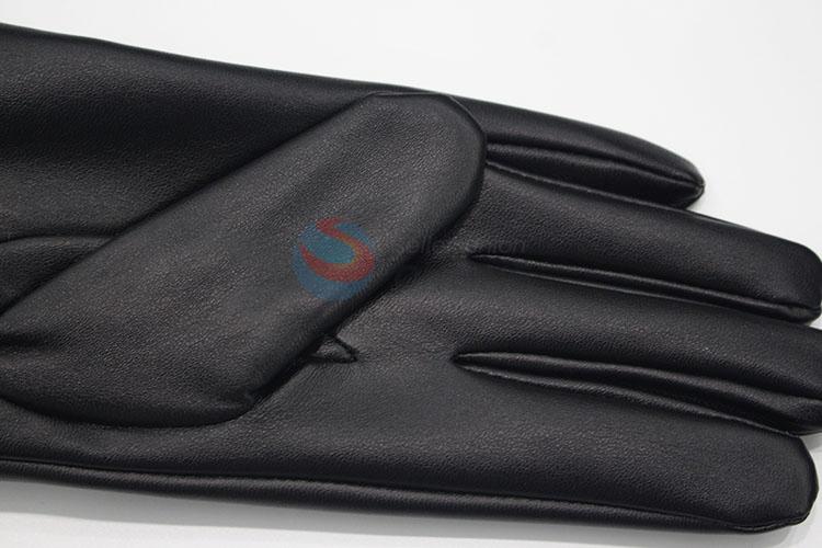 Woman PU Gloves Leather Driver Gloves