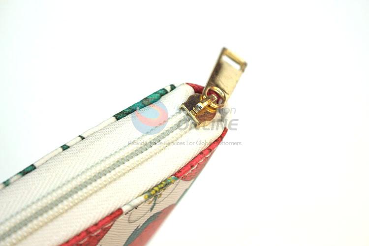 Super quality women wallet/purse with strawberry pattern