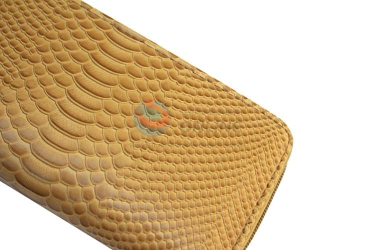 Hot selling snake skin women wallet/purse