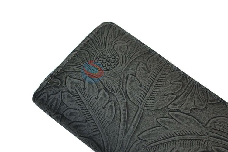 Wholesale promotional custom embossed women wallet/purse