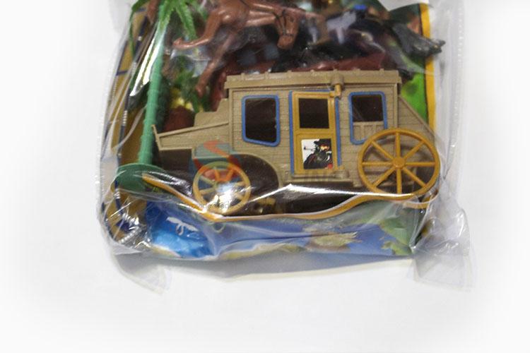 Best Popular Kids Toy Western Carriage and Boat Map with Accessories