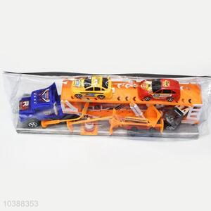 Competitive Price Inertia Drag Head Car Toy With 2pcs Plane and 2pcs Racing Car