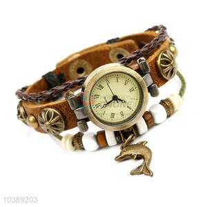 Best Selling Retro Leather Bracelet Wristwatch