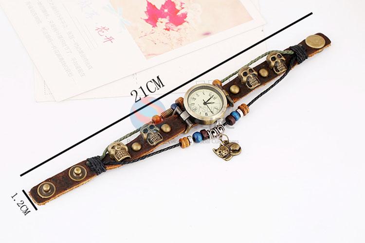 Good Quality Fashion Leather Bracelet Wrist Watch