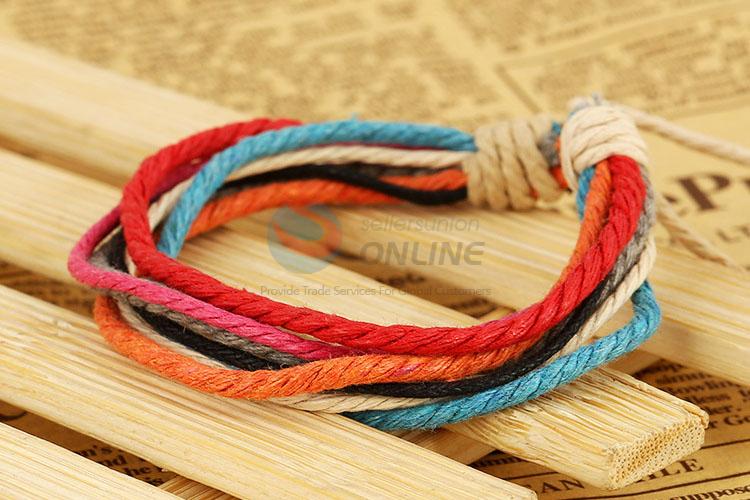 Creative Design Hemp Rope Bracelet