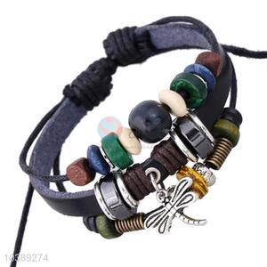 Delicate Design Retro Design Leather Bracelet