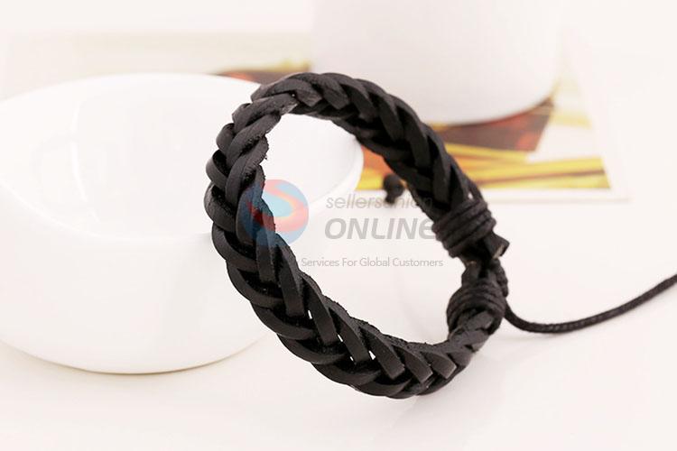 Simple Style Leather Woven Bracelet Fashion Wristband