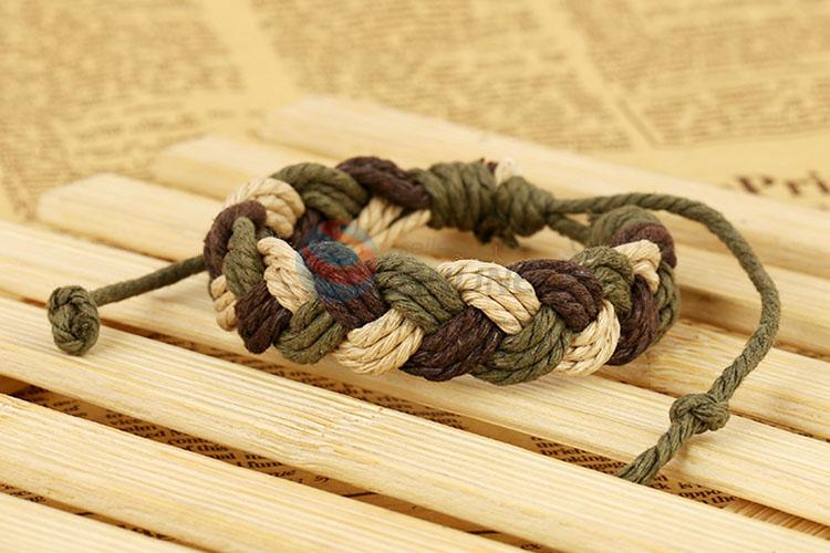 Wholesale Hemp Rope Woven Bracelet Fashion Hand Band