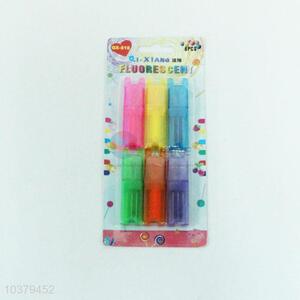 Factory Promotional 6PC Fluorescent Color Marker Pen