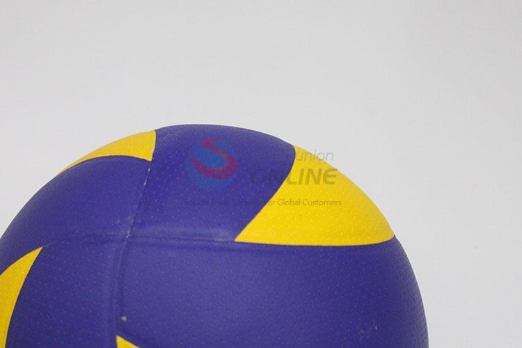 Top Quality Blue&Yellow Color PVC Foam Hand Sewning Training Volleyball