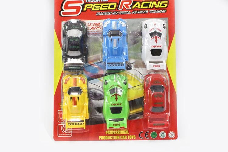 Wholesale Price 6pcs Pull-back Racign Toy Car for Kids