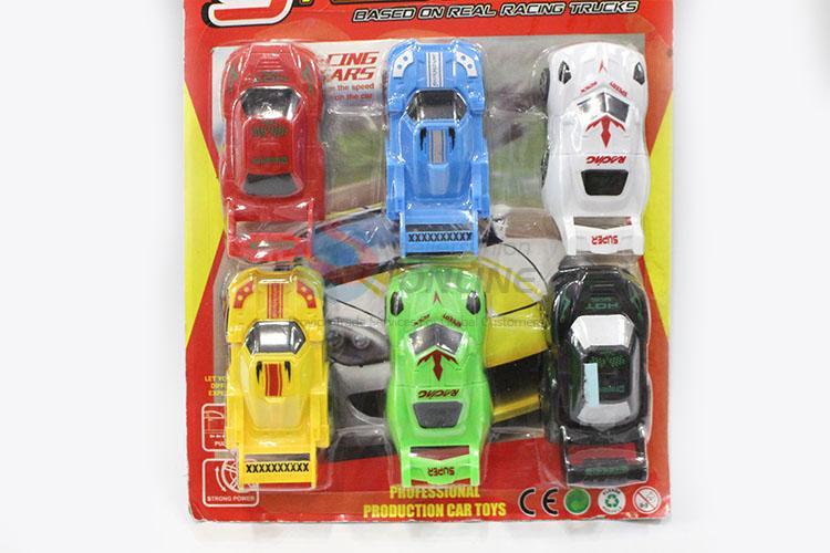 Wholesale Price 6pcs Pull-back Racign Toy Car for Kids