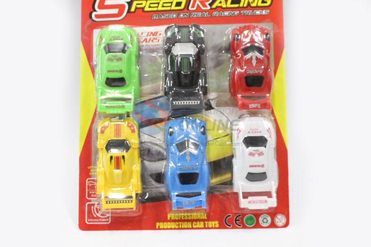 Wholesale Price 6pcs Pull-back Racign Toy Car for Kids