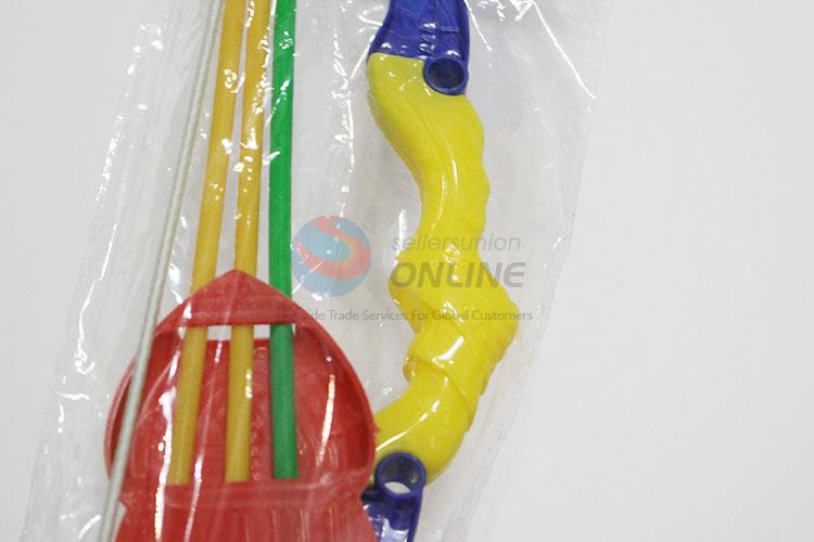 Cartoon plastic kids toys slingshot with soft bullet