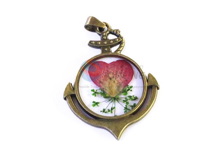 Newest Bronze Zinc Alloy Pendant Real Flower Pendant